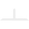 Ekena Millwork Portland Architectural Grade PVC Gable Bracket, 60"W x 25"H x 2"D x 4"F, 10/12 Pitch GBP060X25X0204POR00 - alternate 3